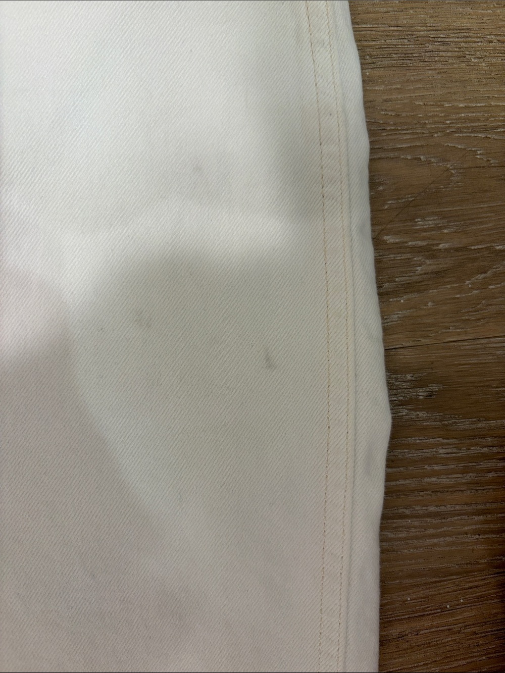 DL1961 White Denim Skirt with Front Button Detail - Picture 4 of 6